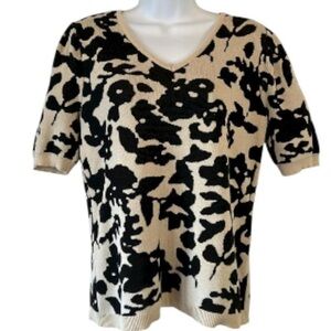 Academia Preppy Fairy BYdesign Twee Floral Neutral Sweater